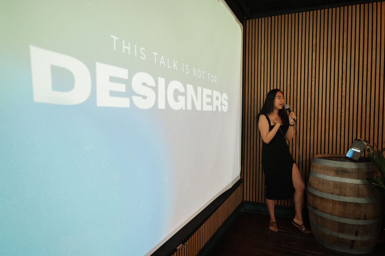this talk is not for designers
